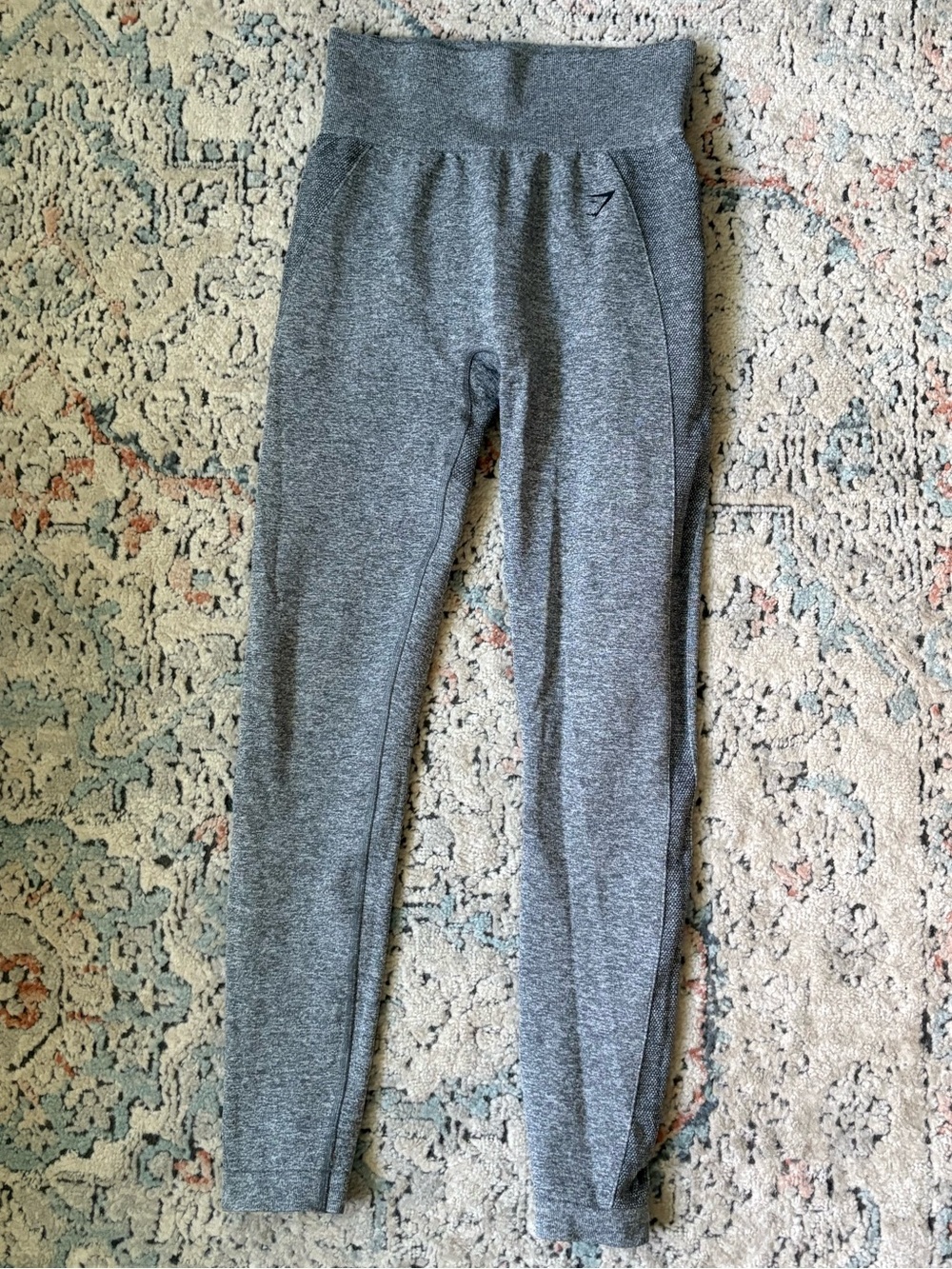 Gymshark Girls' Grey High-Waist Active Leggings